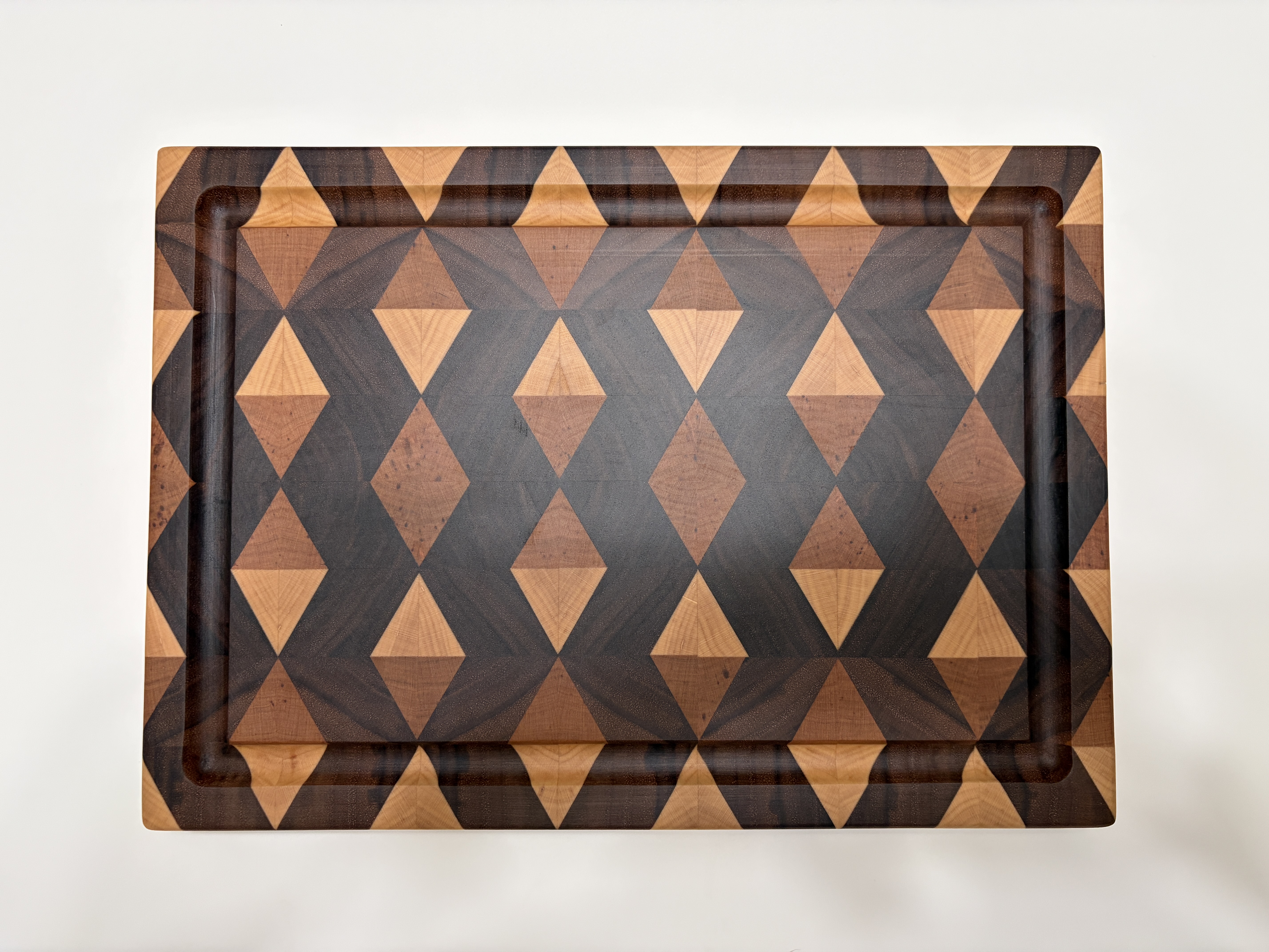 3D Black Walnut Maple and Cherry board